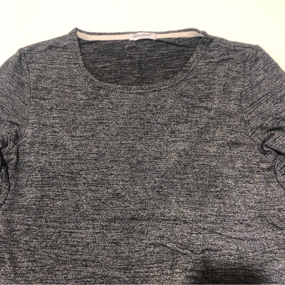 Bearsland Nursing long sleeves casual overlap tee top, maternity, Size L Grey - Picture 5 of 9